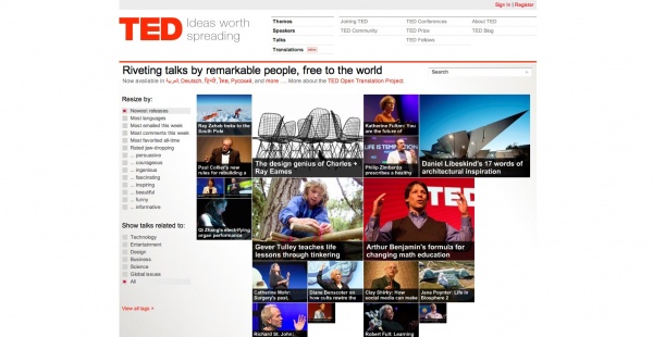 Interfacing – TED.com
