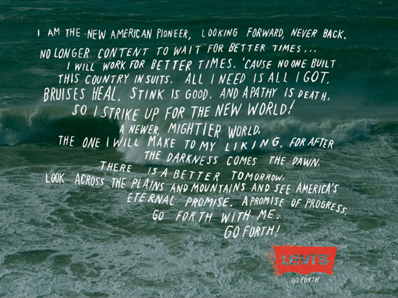 Levis ‘Go Forth’ Campaign