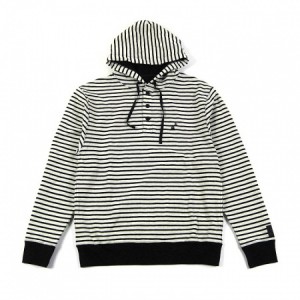 Maiden Noir – Striped Hoodie