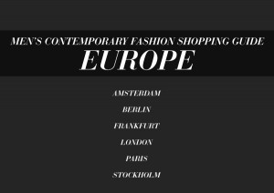 Men’s Contemporary Fashion Shopping Guide: Europe