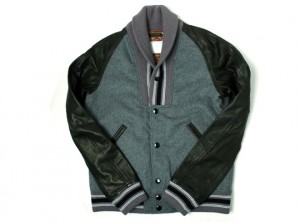 Mihara Yasuhiro Shawl Collar Varsity Jacket