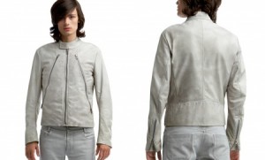 Maison Martin Margiela Zipped Leather Jacket