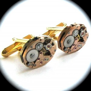 Nouveau Motley Steampunk Cufflinks