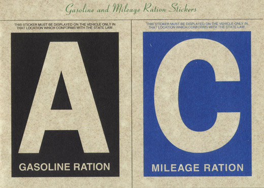 Ration Stamps On ATG