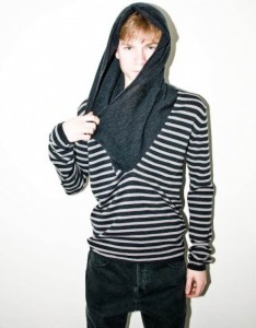 Unconditional – Grey Knit Hoodie