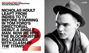 VMAN Magazine Featuring Nicholas Hoult