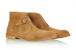 YMC Suede Monk Strap Desert Boots