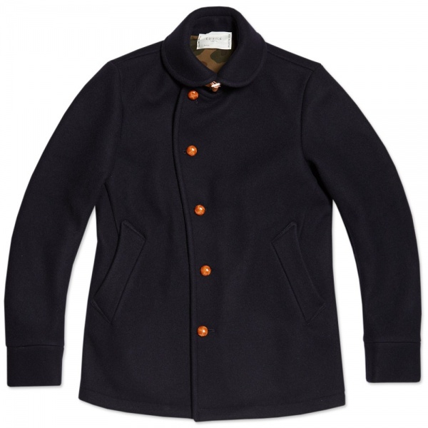 Edifice Melton Shawl Collar Coat