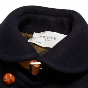 Edifice Melton Shawl Collar Coat