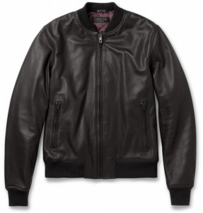 Rag & Bone Quilted Leather Bomber Jacket