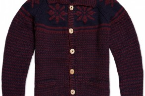 Inverallan 30E Swedish Lumber Snowflake Cardigan
