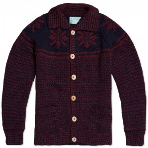 Inverallan 30E Swedish Lumber Snowflake Cardigan