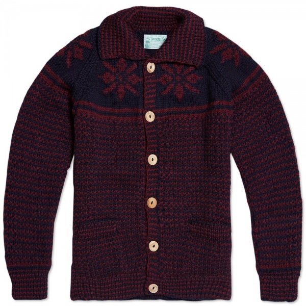 Inverallan 30E Swedish Lumber Snowflake Cardigan