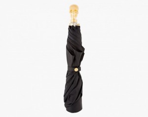 Alexander McQueen Skull Handled Portable Umbrellas