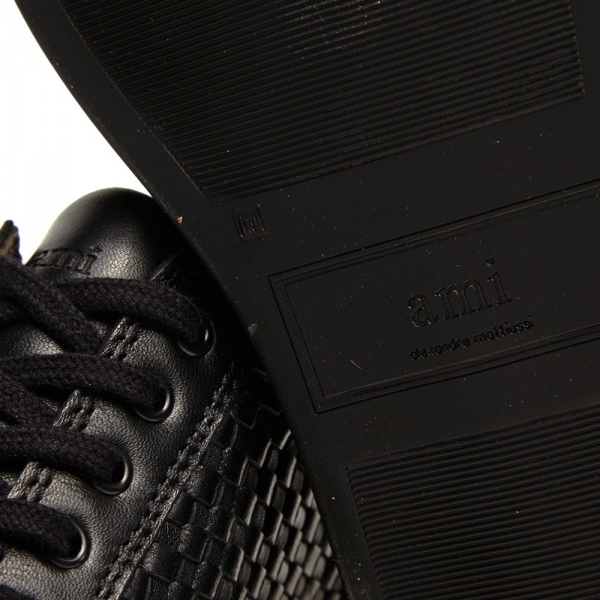 AMI Leather Woven Sneaker 2