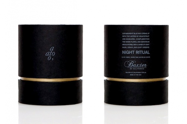 ato x Baxter of California “Night Rituals” Scented Candle