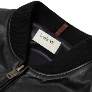 A.P.C x Louis W. Giovanni Leather Bomber Jacket
