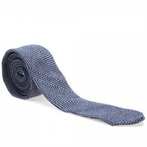 The Hill-Side Old Virginia Modified Herringbone Pointed Tie
