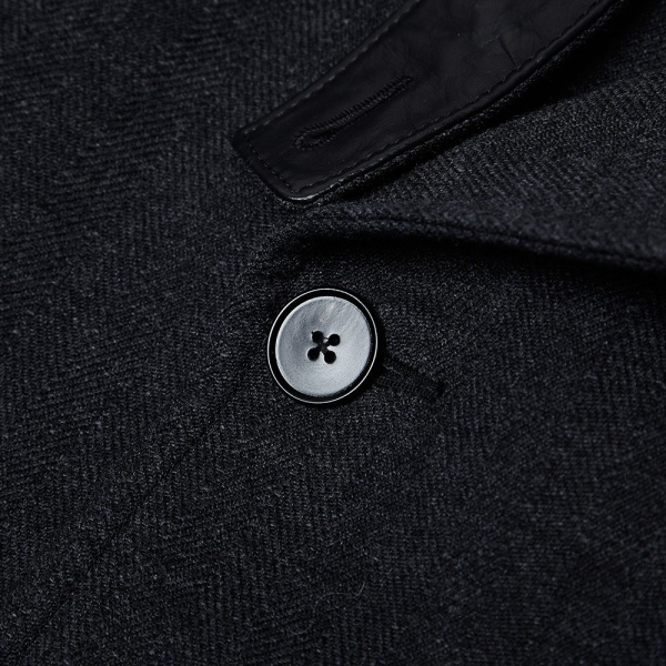 Maison Martin Margiela 14 Bonded Felt Military Pea Coat 1