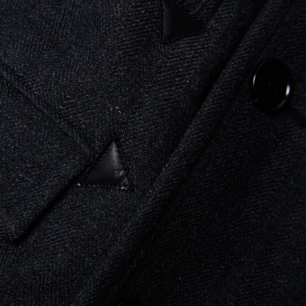 Maison Martin Margiela 14 Bonded Felt Military Pea Coat 2
