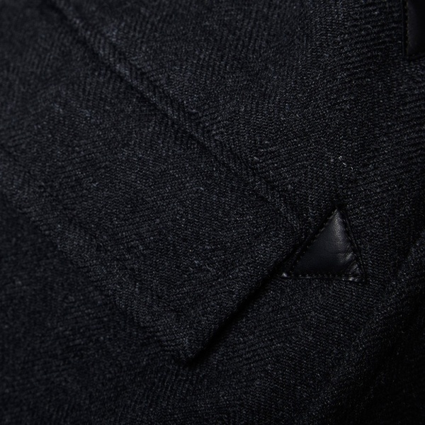 Maison Martin Margiela 14 Bonded Felt Military Pea Coat 3